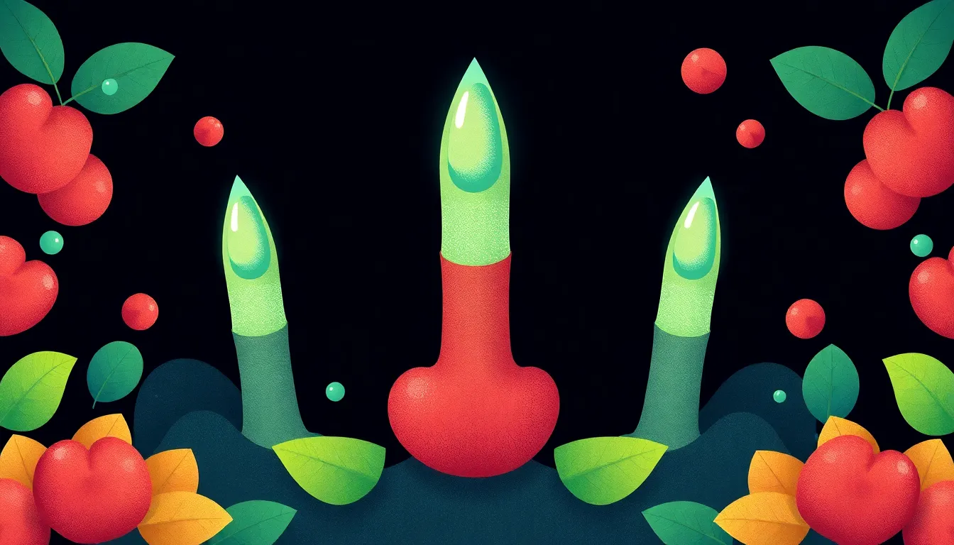 Hoja de tres puntas para la diabetes – Ilustración Artística Profesional