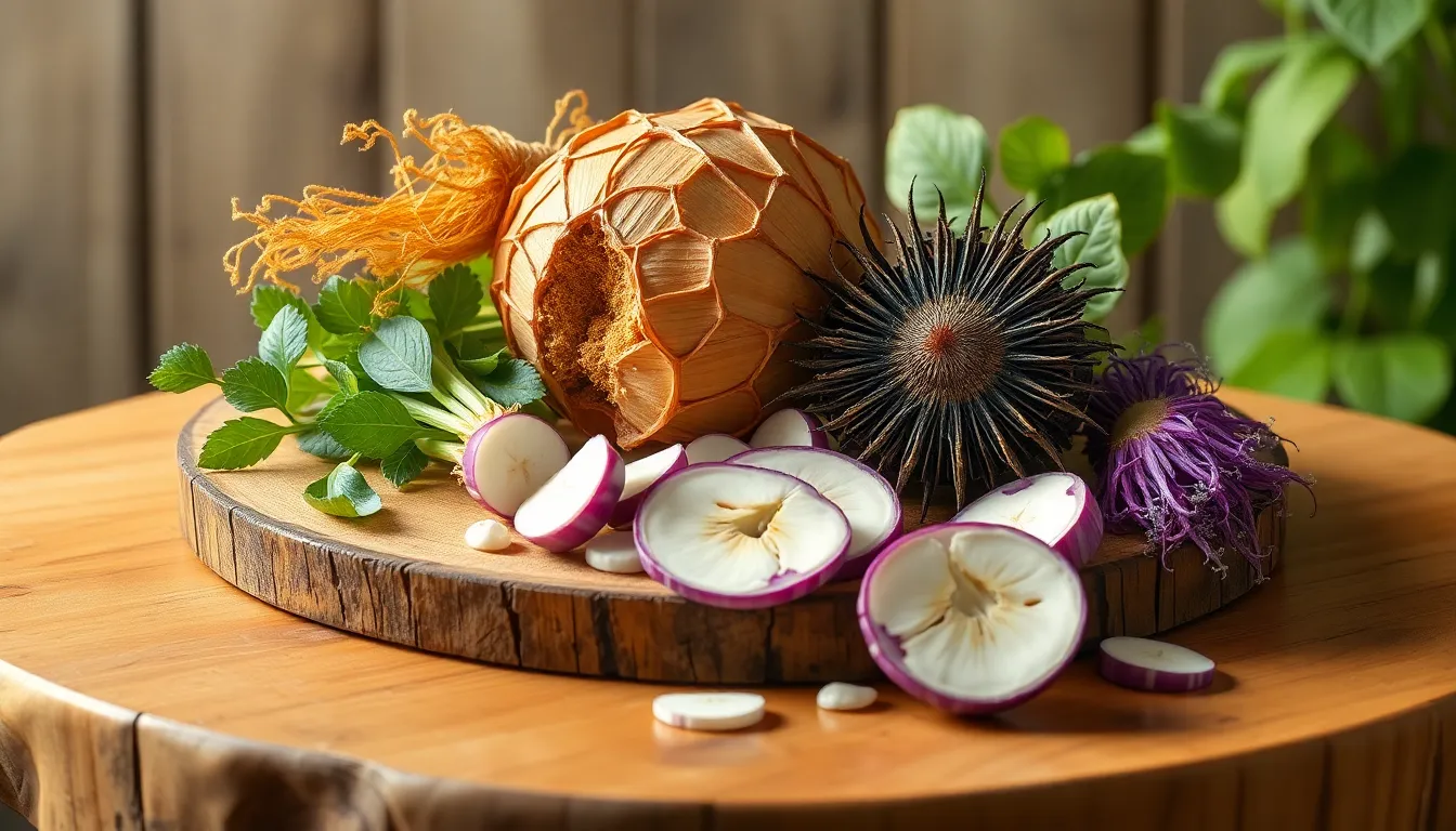 Guía Definitiva de Hierbas para el Estómago en Guatemala: Secretos de la Medicina Ancestral y Ciencia Moderna 2 Hierbas para el Estómago Guatemala – Ilustración Artística Profesional