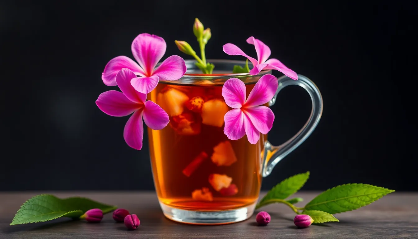 receta te de bugambilia para la tos – Ilustración Artística Profesional