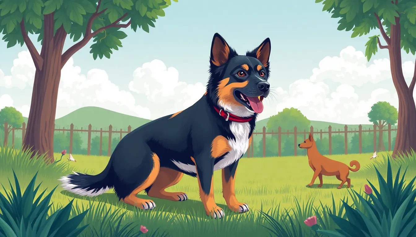 parque para perros guatemala – Ilustración Artística Profesional